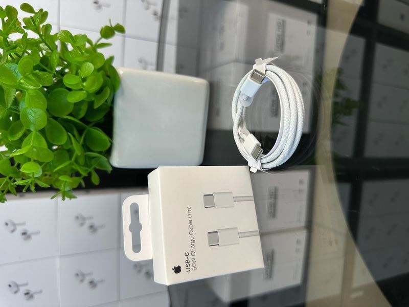 Кабель живлення USB-C to USB-C (1 м) 60W білий 5896 фото